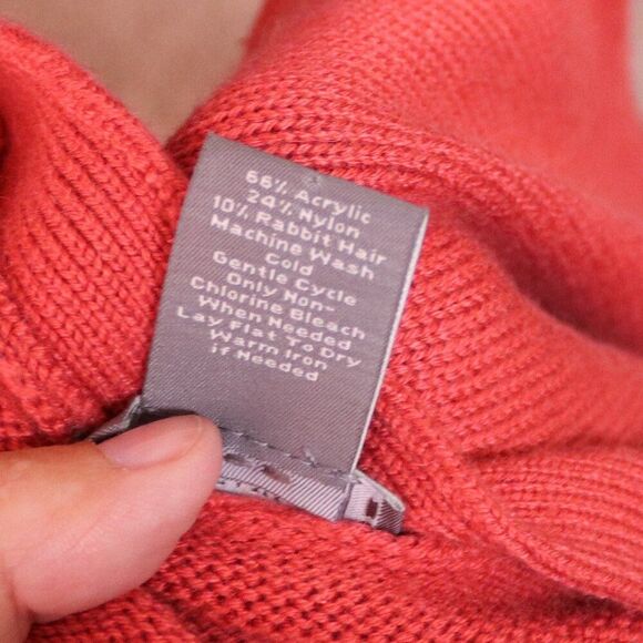 Ann Taylor | Rabbit Hair Button Up Knit Cardigan Sweater XL - Picture 6 of 7